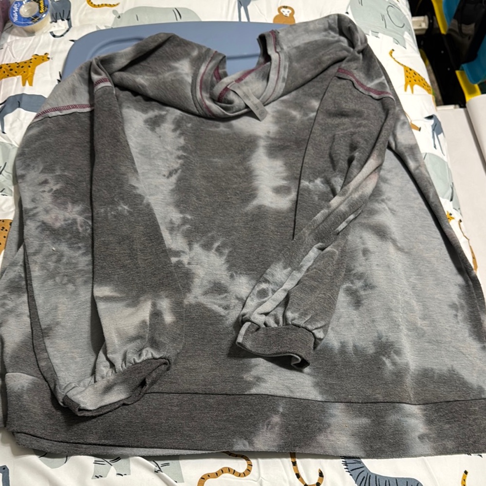 Gray Tie-Dye Women's sweatshirt